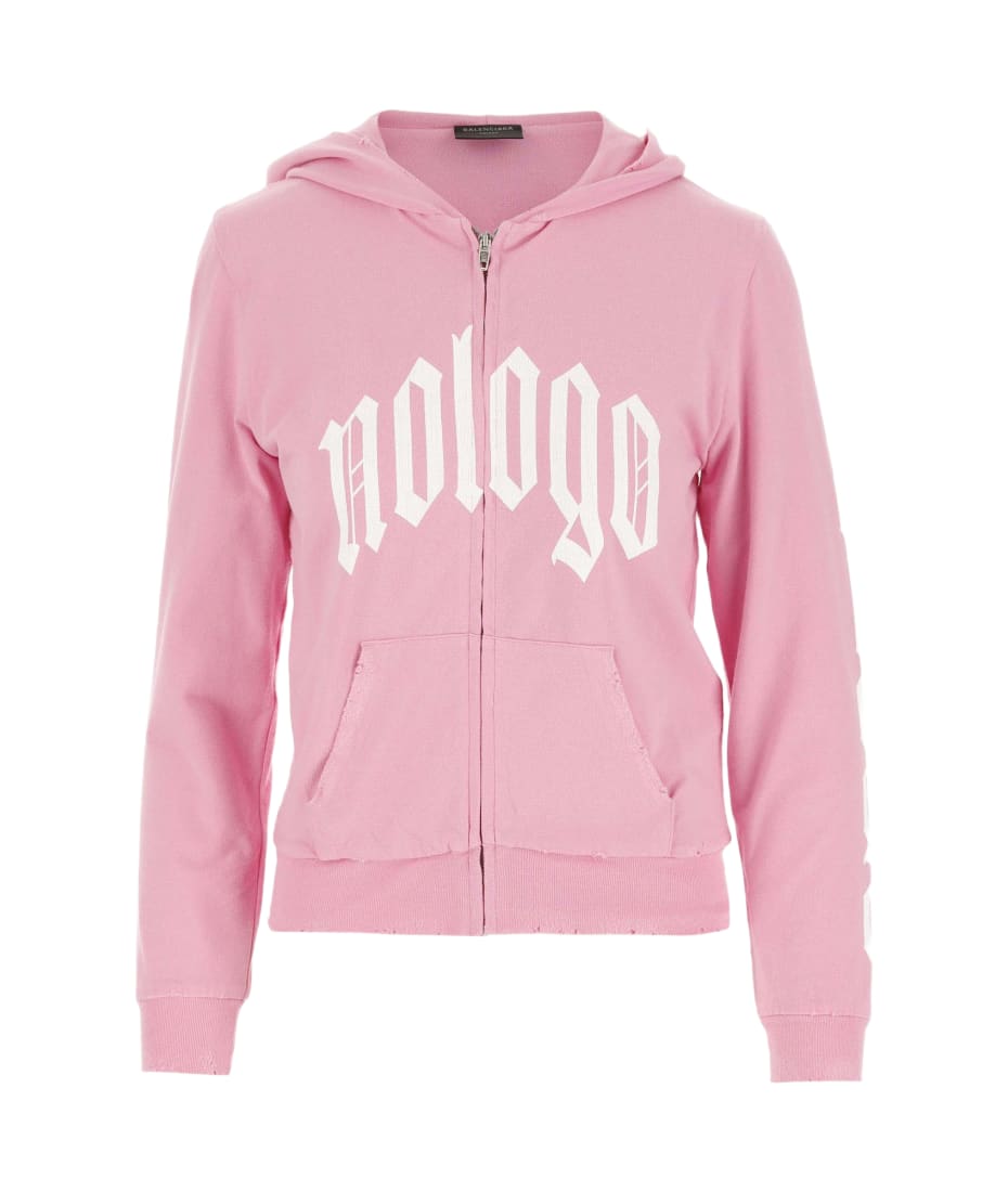 トップス BALENCIAGA Slogan-Print Cotton Hoodie Balenciaga Stretch Cotton Hoodie With Slogan Print | italist