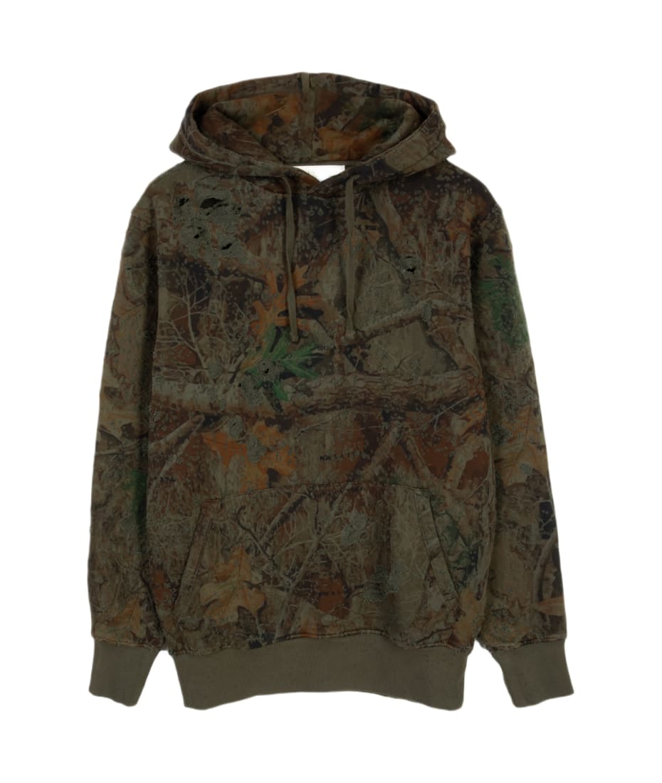 Distressed camo hoodie new arrivals