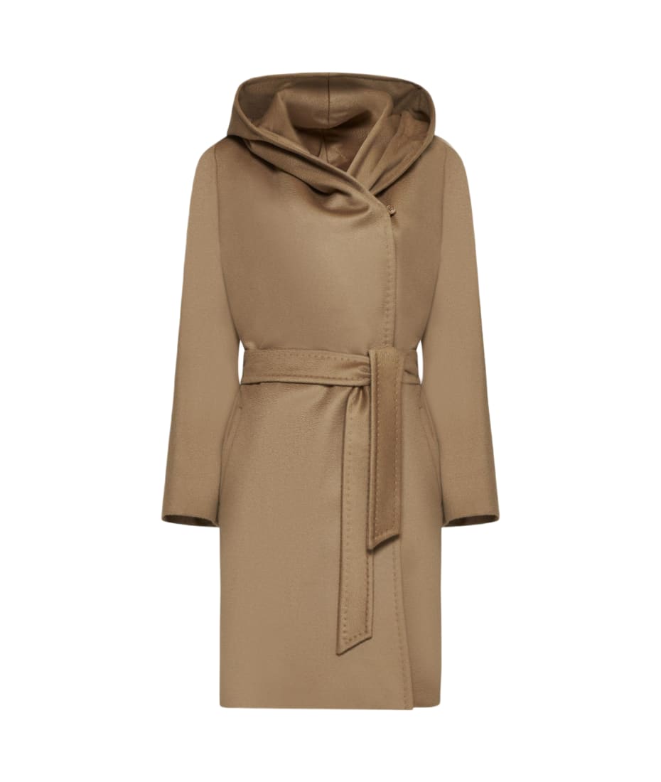Newmang Hooded Wool Coat Max Mara Studio | italist