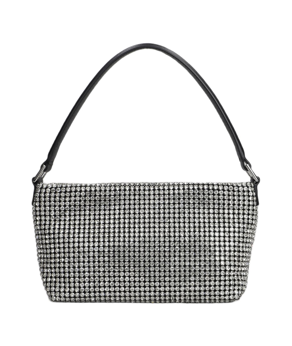 【送料&関税込】self-portrait Diamante Small Hand Bag In Sil Silver Rhinestone Chainmail Micro Bag – self-portrait-US