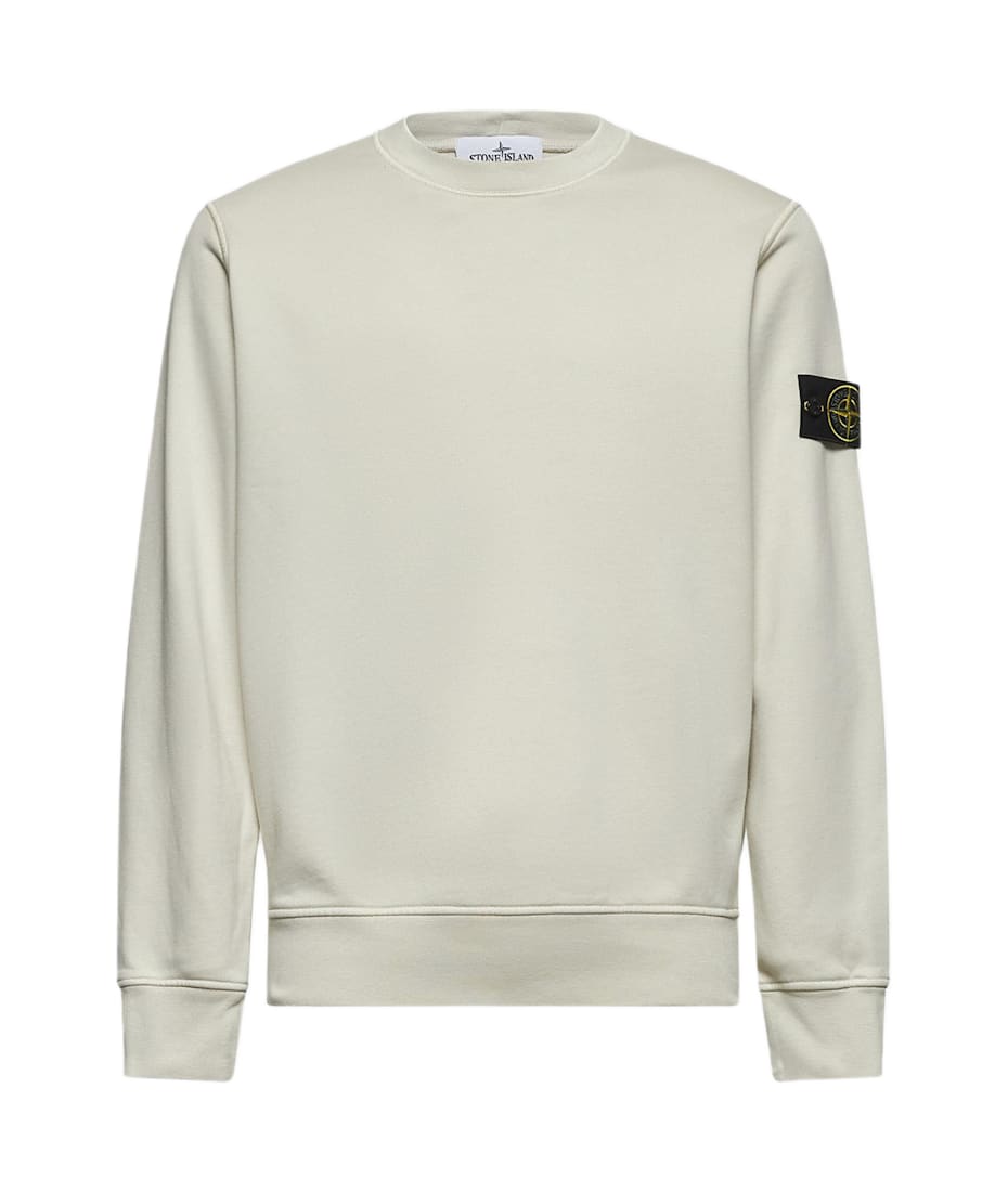 スウェット・トレーナー STONE  Beige Cotton Sweatshirt Stone Island Beige Cotton Crewneck Sweatshirt | italist