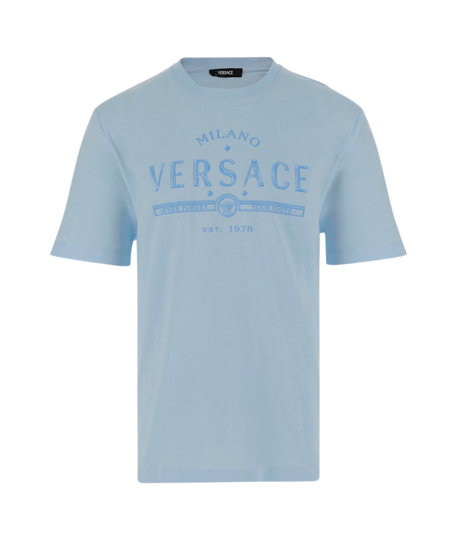 Versace Cotton T-shirt With Logo | italist