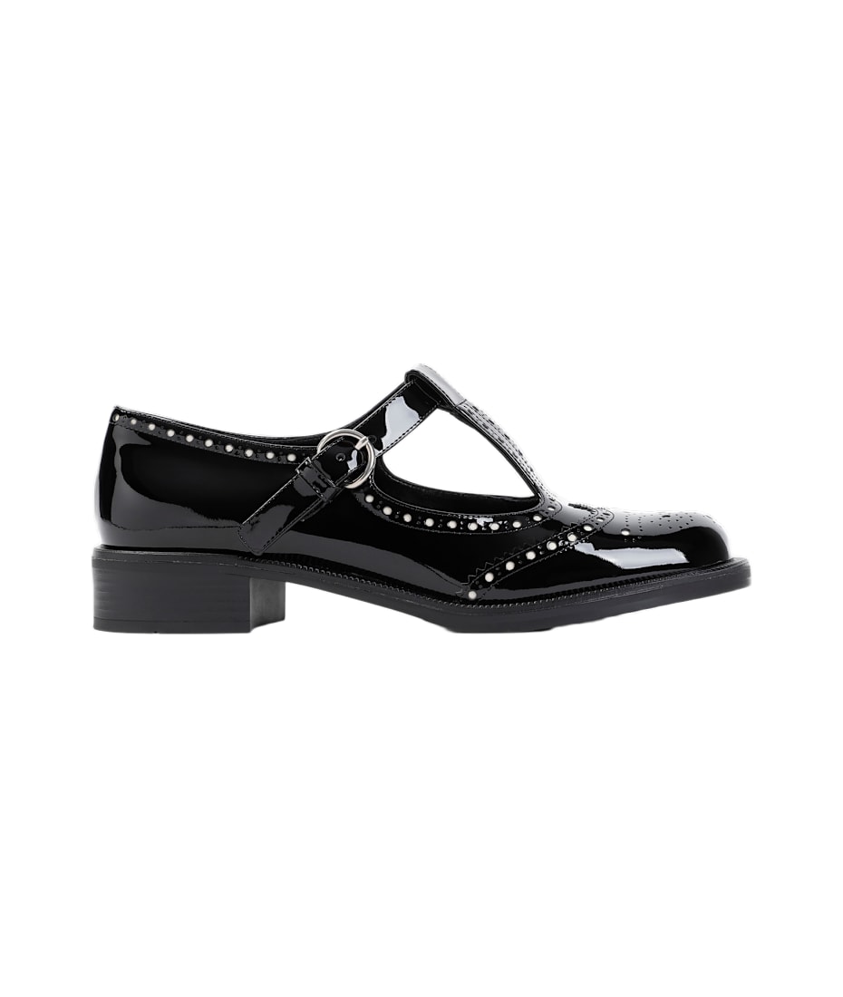 miumiu メリージェーンレザーシューズ Miu Miu メリージェーン パンプス | ニュートラル | FARFETCH JP