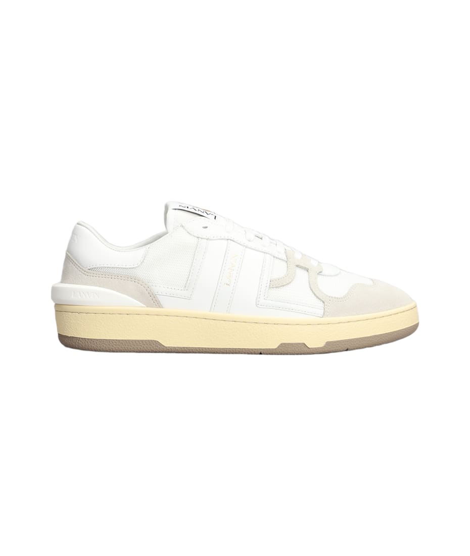 スニーカー LANVIN Men Sneakers White FMSKDK00NYLOa24 0110 Lanvin Clay Sneakers With Nylon FMSKDK00NYLOA24-0110 OPTIC