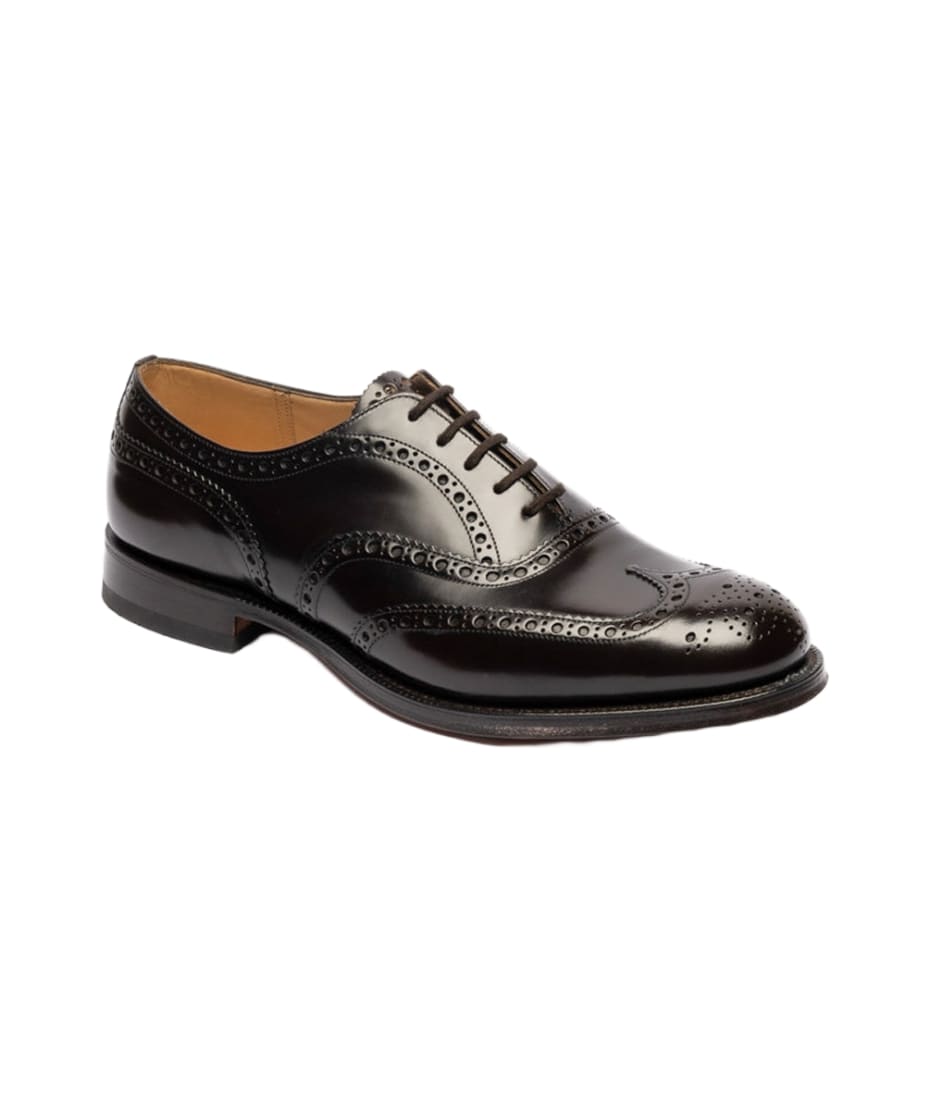 未使用　チャーチ　バーウッド 81 75G　church's burwood Church's Burwood 81 Light Ebony Polishbinder Full Brogue