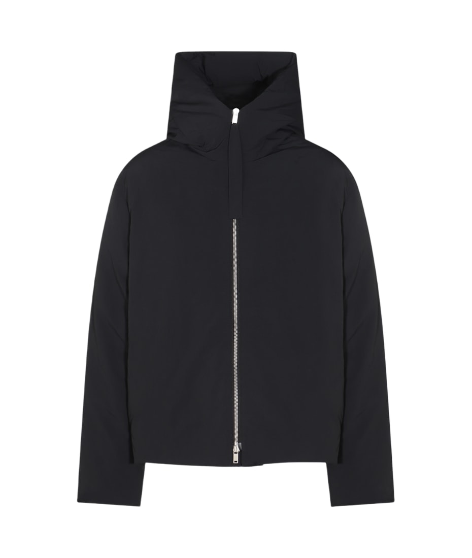ダウンジャケット・コート JIL SANDER BLACK POLYESTER DOWN JACKET Down jacket in black - Jil Sander | Mytheresa