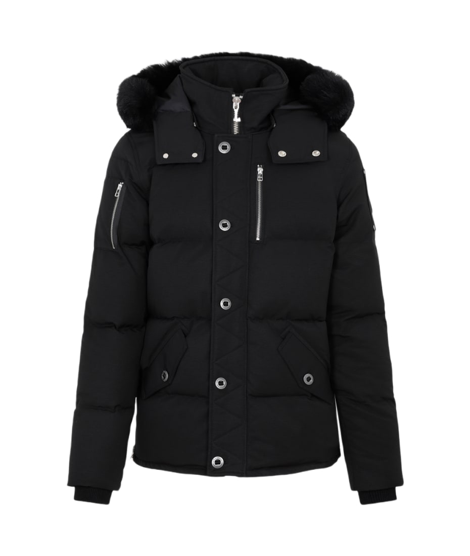 Moose knuckles black fur new arrivals