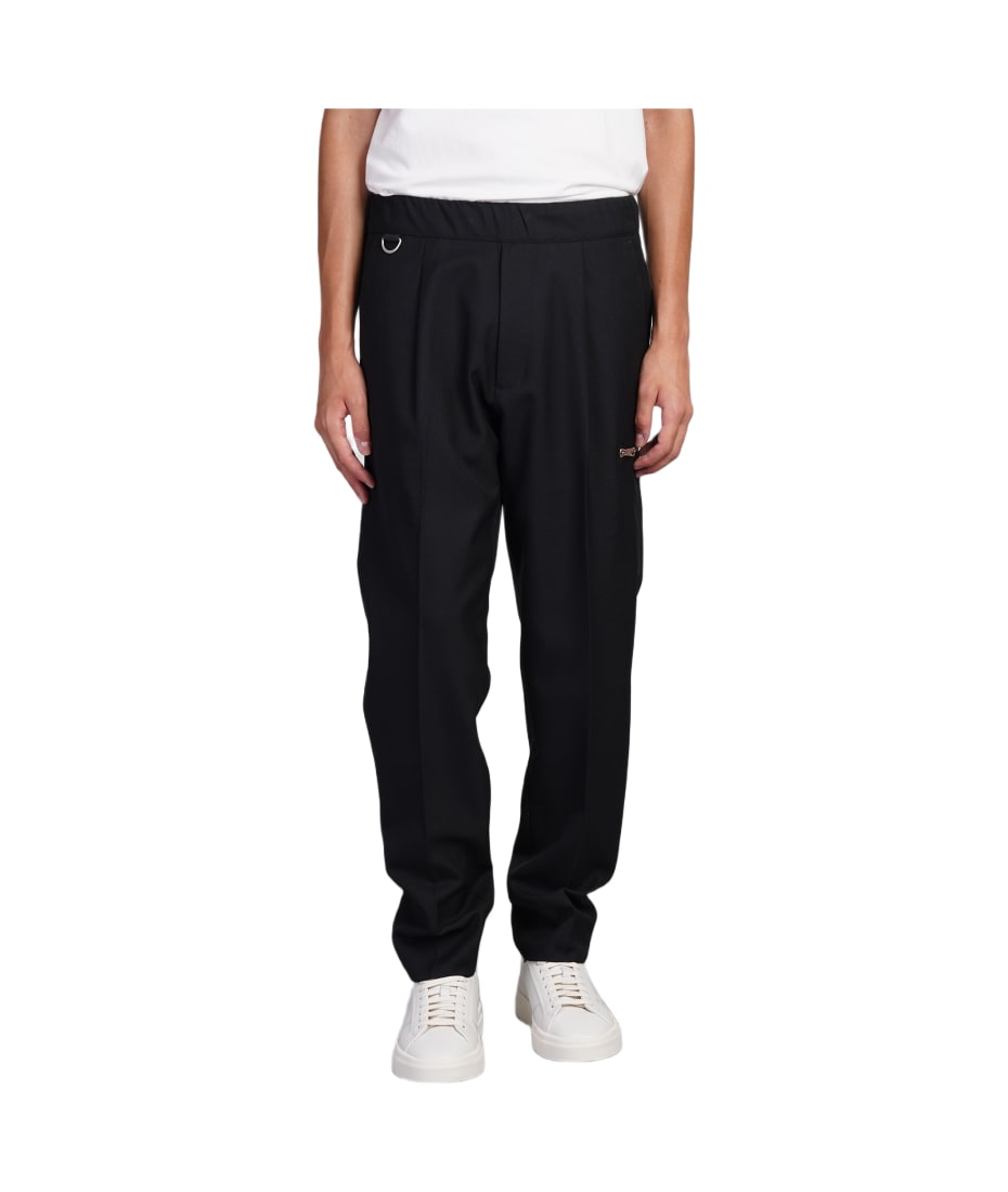Low Brand Tokyo Zip Pants In Black Wool | italist