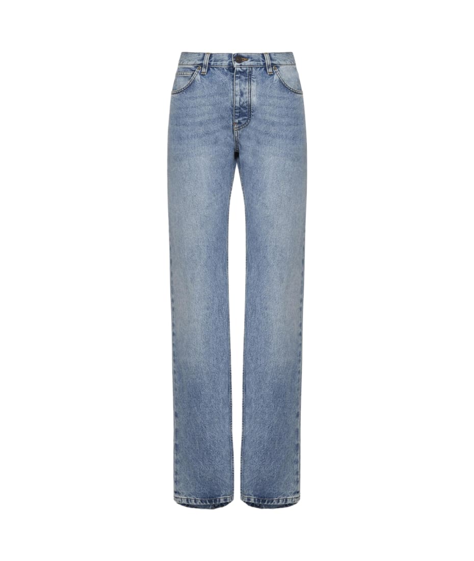 デニム・ジーパン BALENCIAGA FW24 LOW STRAIGHT PANTS (794047 TDW144141) BALENCIAGA】LOW WAIST STRAIGHT PANTS ストレートパンツ