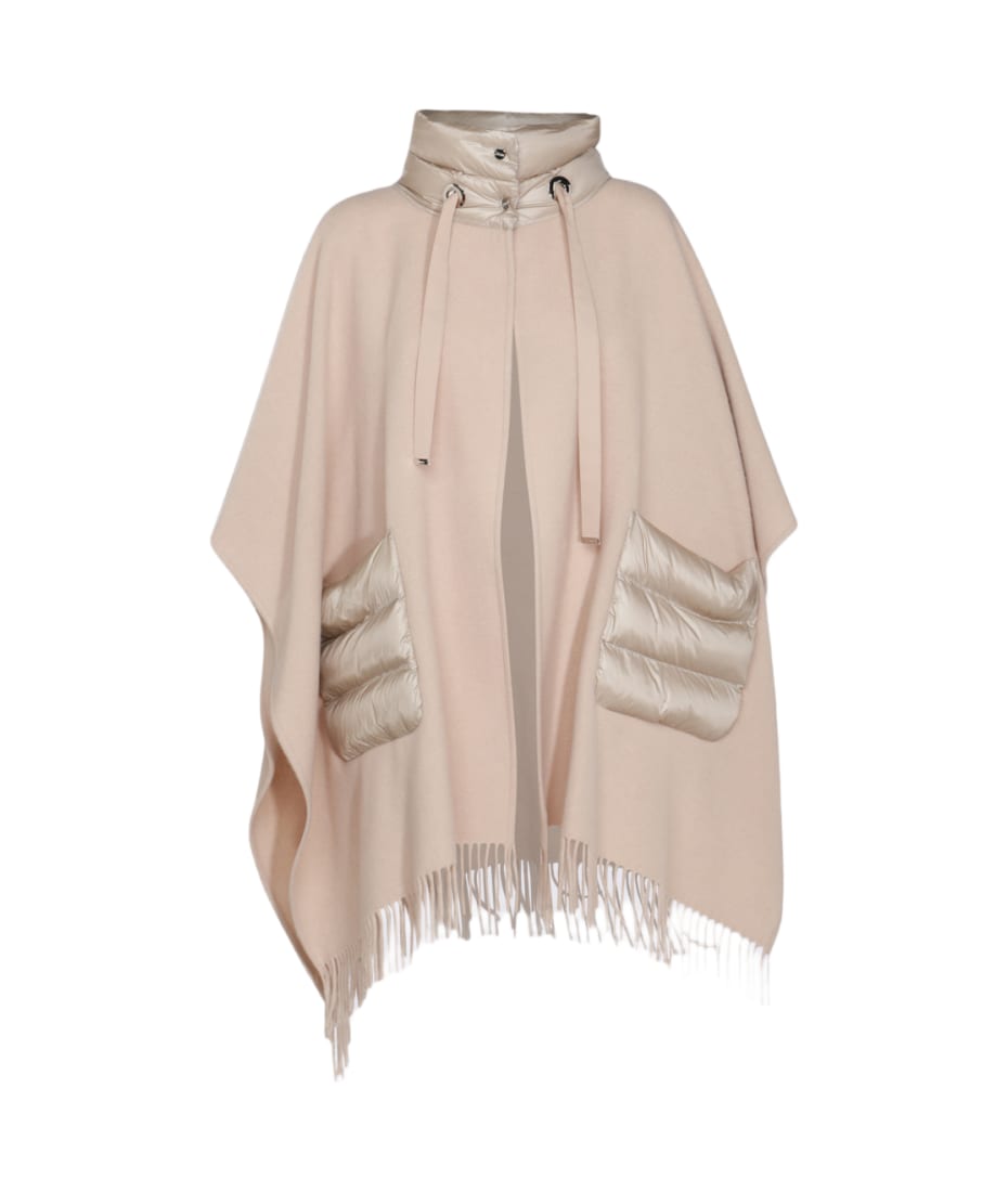 【関税&送料込み】Herno Beige Wool Capes Herno Beige Wool Capes | italist