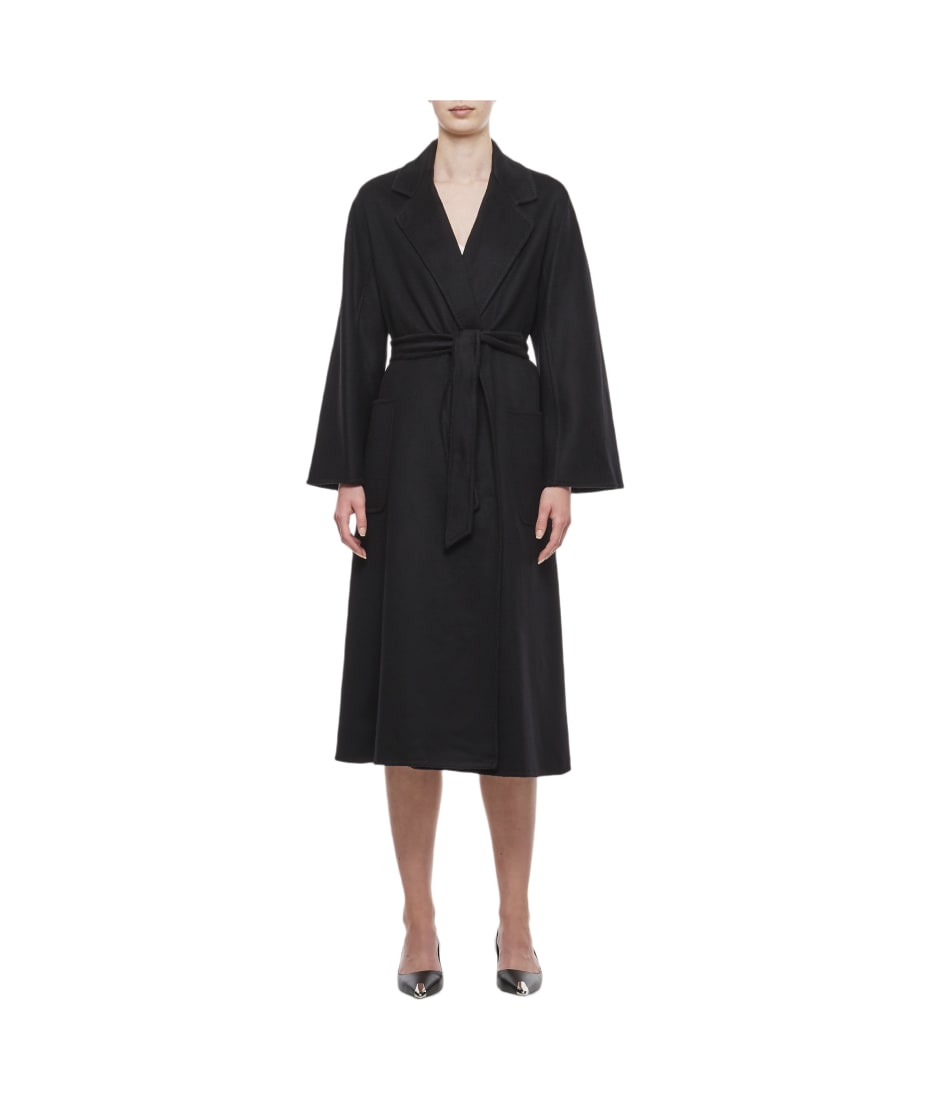 コート Max Mara LUDMILLA - Cashmere long coat (2521016051600 003) MAX MARA Ludmilla belted cashmere coat | NET-A-PORTER