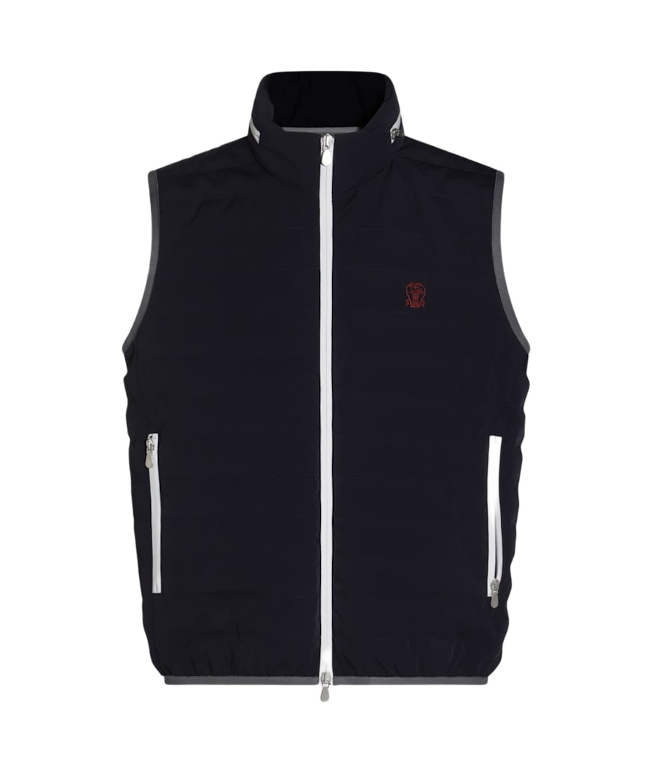 【関税＆送料込み】Brunello Cucinelli Logo Down Vest Logo down vest Brunello Cucinelli for kids - buy in the