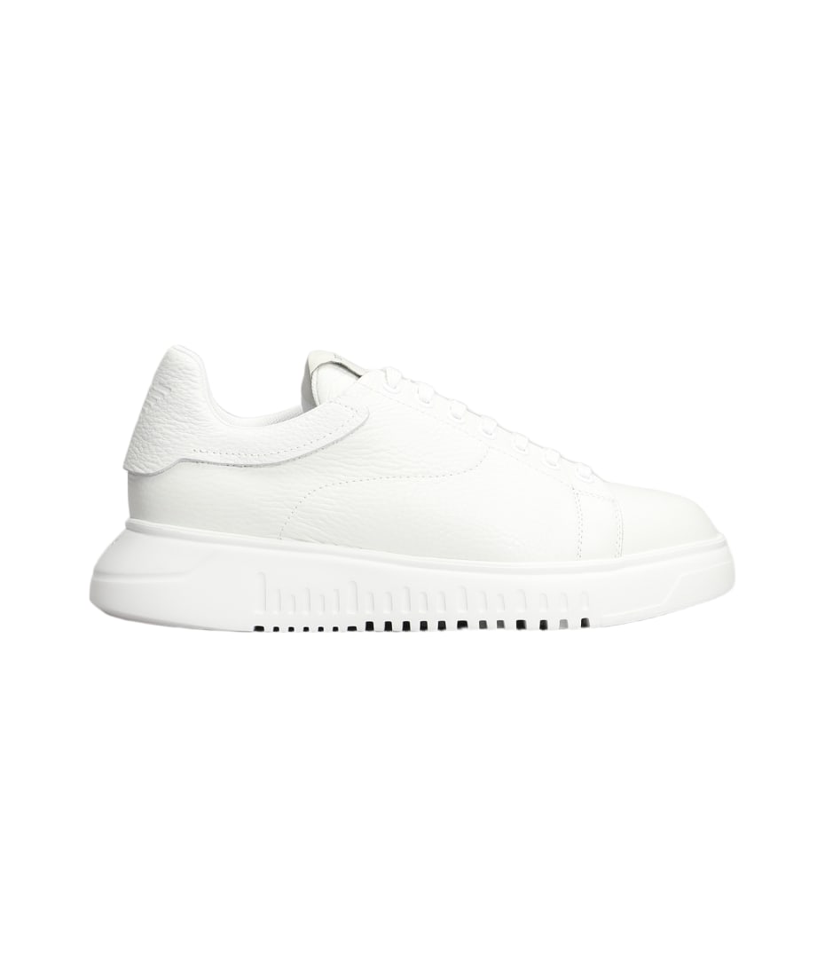 スニーカー EMPORIO ARMANI Men Sneakers X8X241 WHITE Emporio Armani White Sneakers | italist