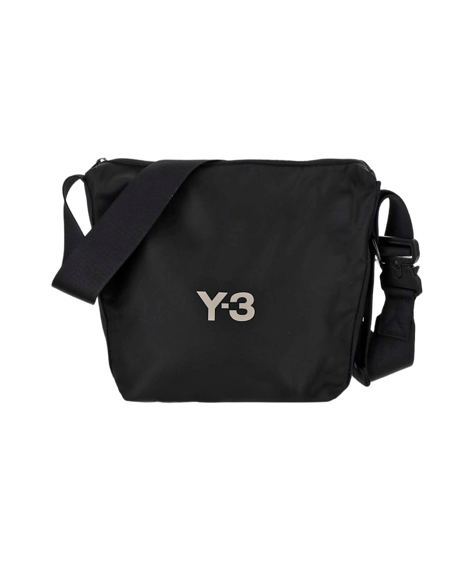 ✨希少✨Y-3 キャリーケース ロゴ ナイロン ブラック 3way Y-3 CINCH BACKPACK Y-3│Y-3 ワイスリー