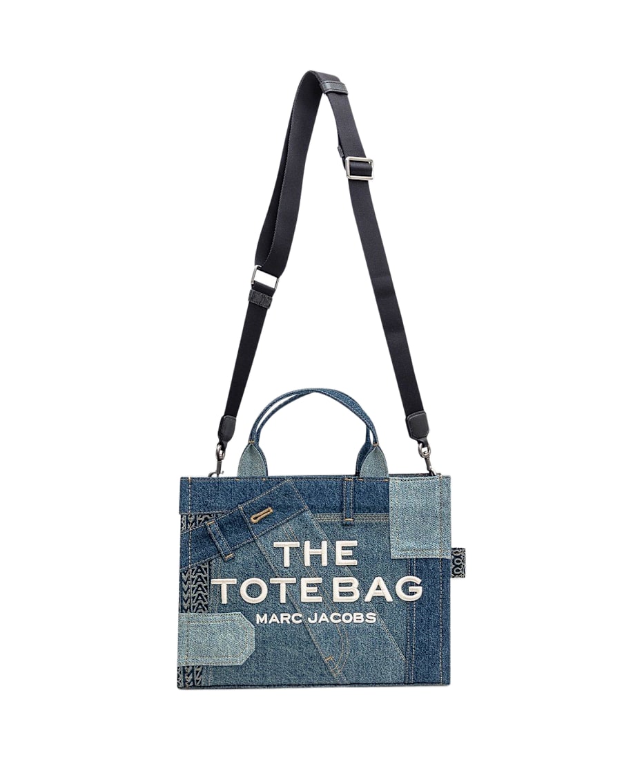 トートバッグ Marc Jacobs Patchwork Denim Tote Bag With Sturdy Handles Marc Jacobs Patchwork Tote Bag | italist
