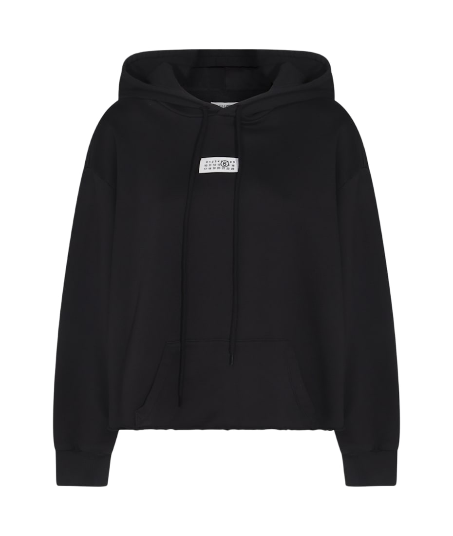 【送料&関税込】Maison Margiela Sweatshirt MM6 Maison Margiela Black Cotton Sweatshirt | italist