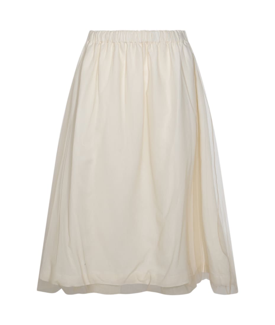 VIP【関税送料無料】希少 FABIANA FILIPPI WHITE VISCOSE SKIRT Fabiana Filippi White Viscose Skirt | italist