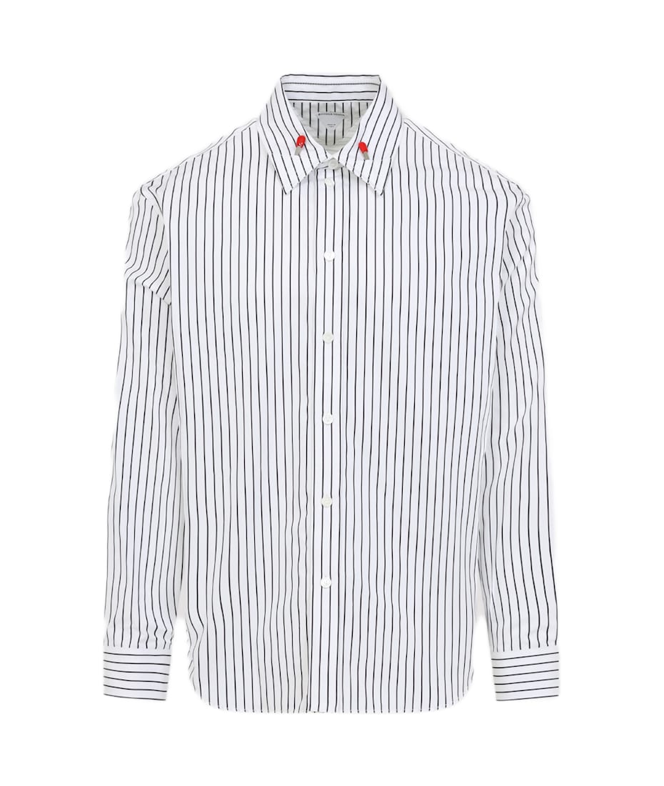 Bottega Veneta Embroidered Poplin Shirt | italist