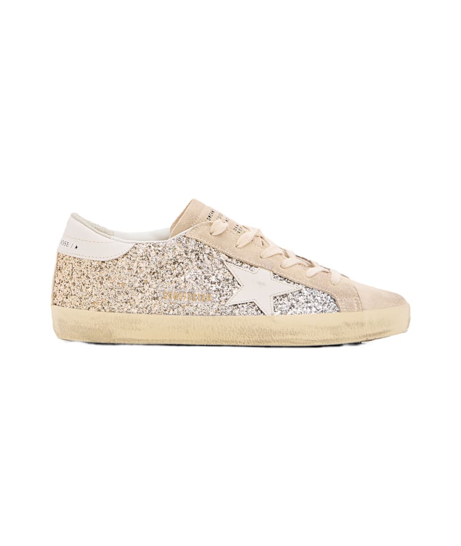 スニーカー Golden Goose GWF00101F007539 Sneakers Super-Star Super-Star LTD with suede star and leather heel tab with