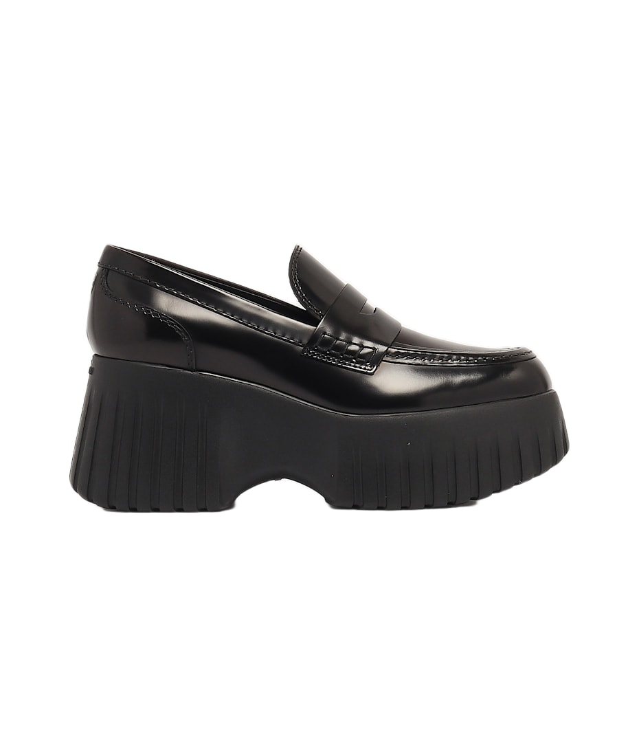 Hogan H Stripes Wedge Mocassino Loafers | italist