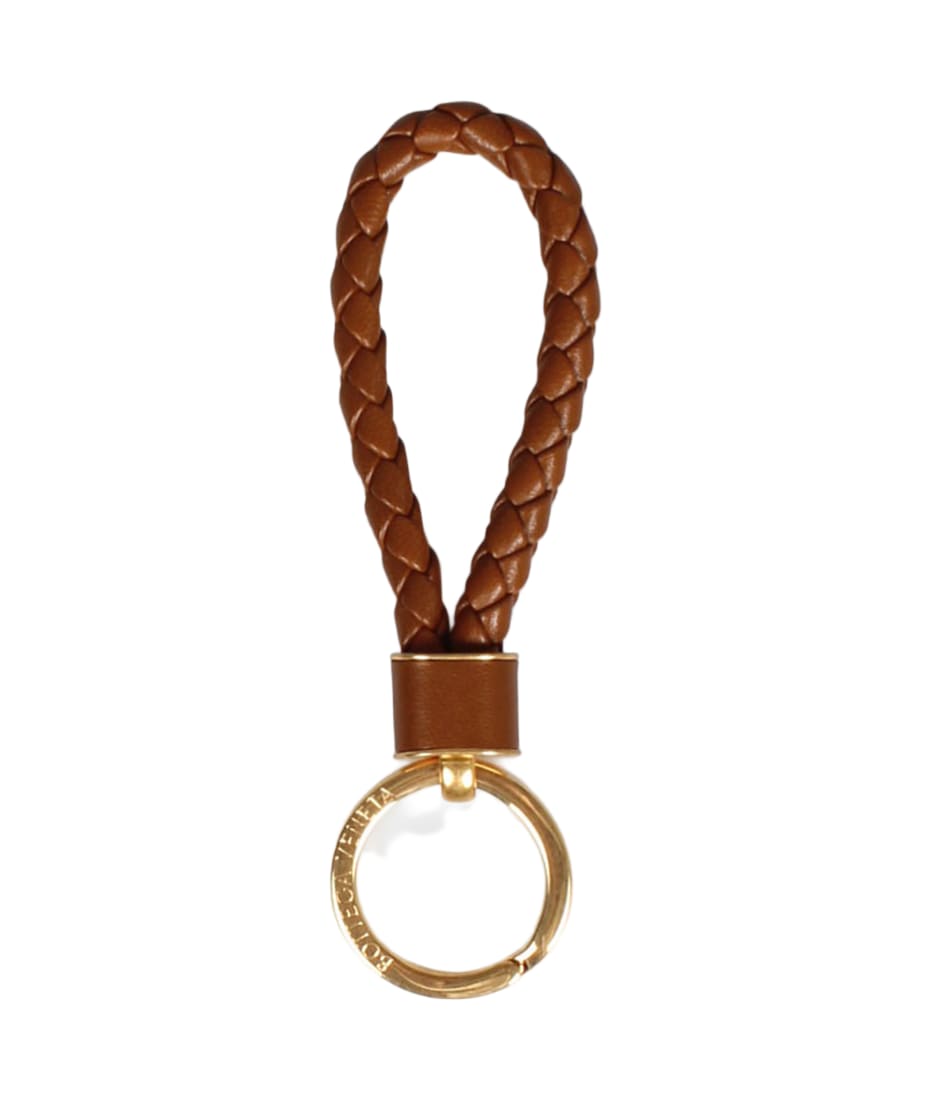 【BOTTEGA VENETA】★送料・関税込★Big Intreciato Keyring Bottega Veneta® Men's Intreccio Key Ring in Black. Shop