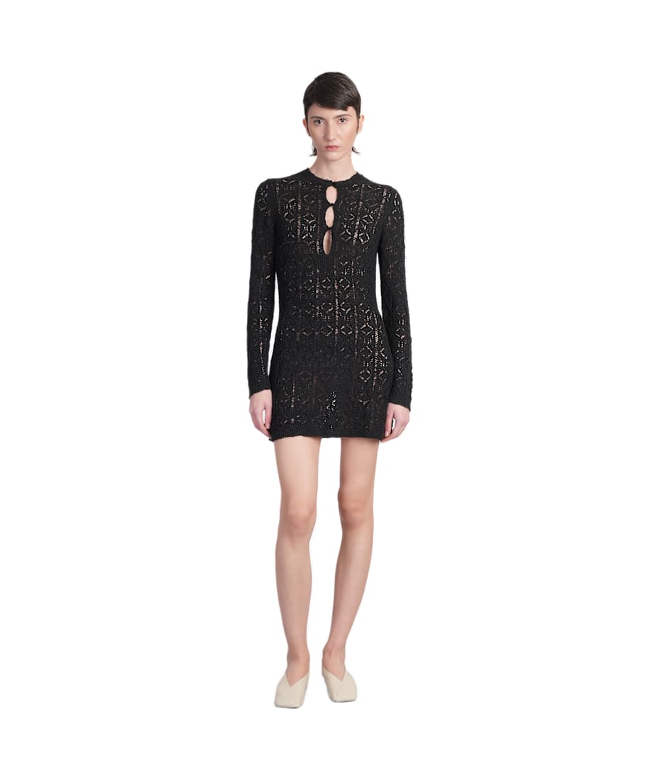 ワンピース Loulou Studio SS25 Dresses (EVAN BLACK) Loulou de Saison Evan Dress in Black | FWRD