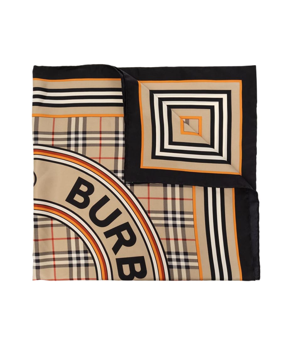 【送料&関税込】Burberry Silk Gauze Maxi Scarf - Unisex Burberry Silk Gauze Maxi Scarf | italist