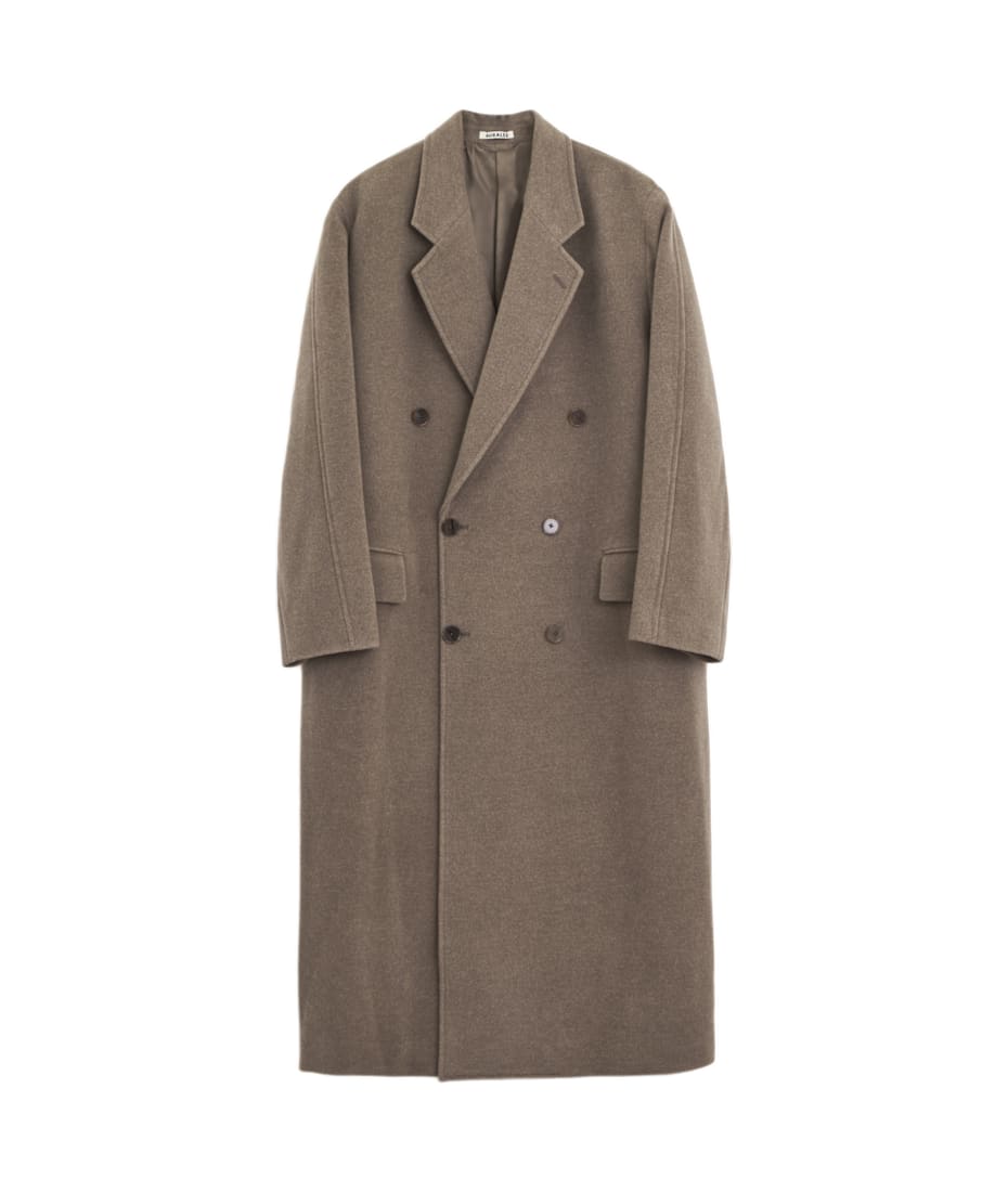 Wool Mosser Chesterfield Coat in Black