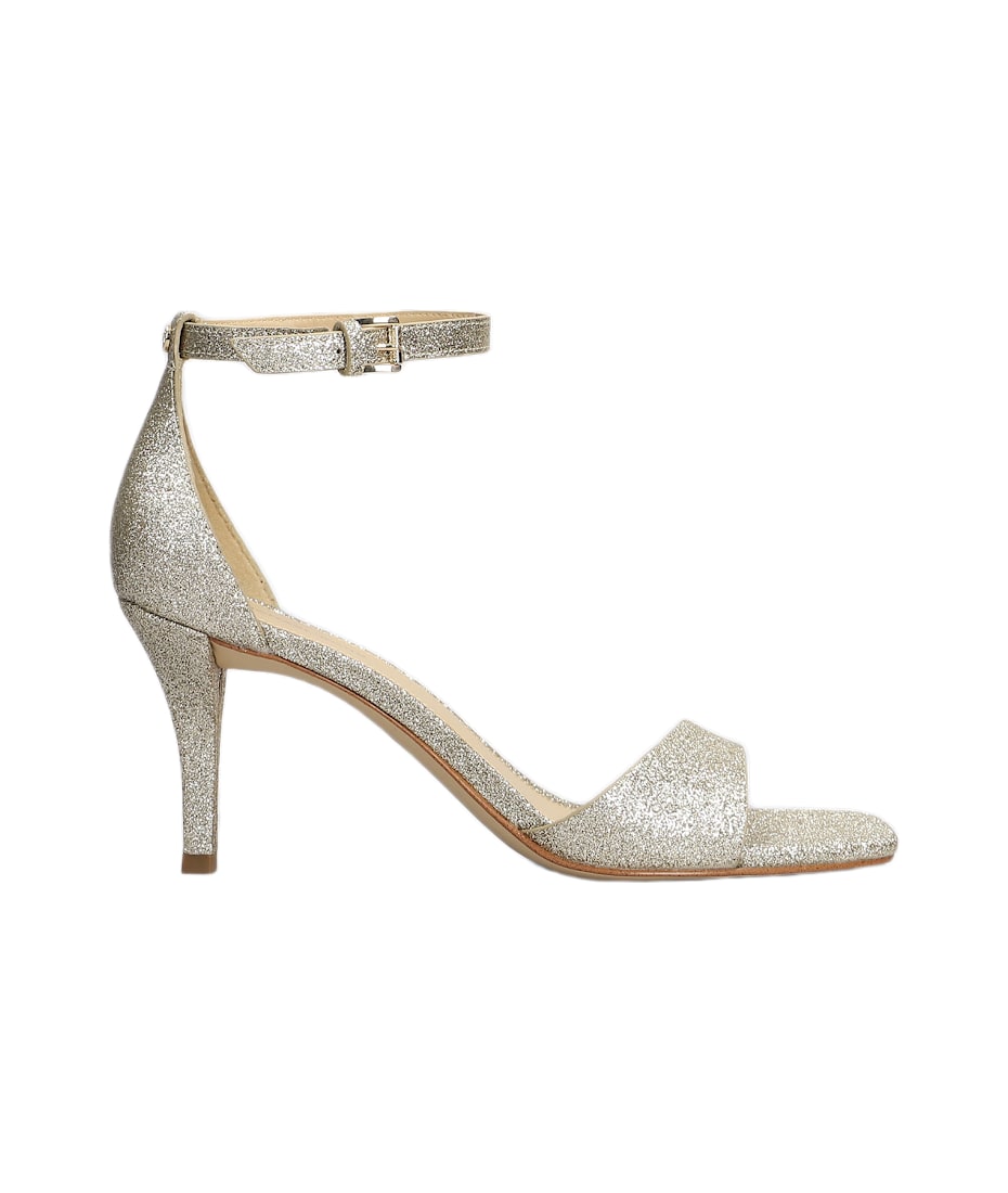 【送料&関税込】Michael Kors Jaida Sandals In Gold Glitter Michael Kors Jaida Sandals In Gold Glitter | italist, ALWAYS