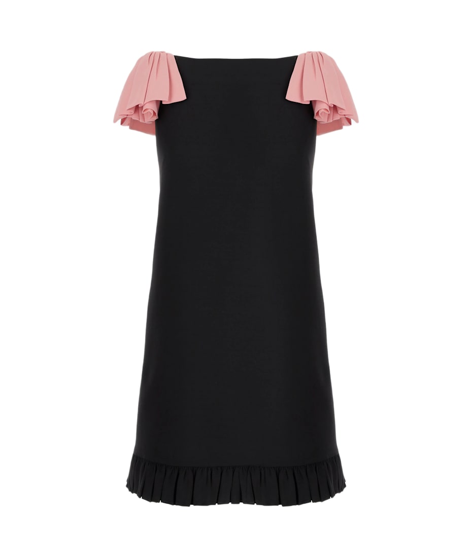 ワンピース VALENTINO BLACK WOOL BLEND DRESS Valentino Garavani Black Wool Blend Dress | italist, ALWAYS
