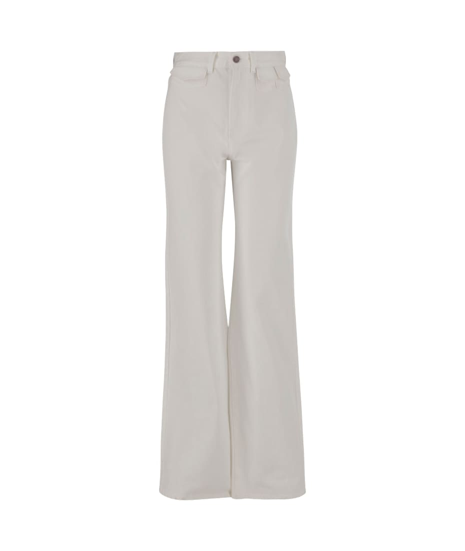 デニム・ジーパン Chloe High Waist Cotton Flare Jeans Chloé High Rise Flare Jeans In Denim in Ocean blue | Chloé US