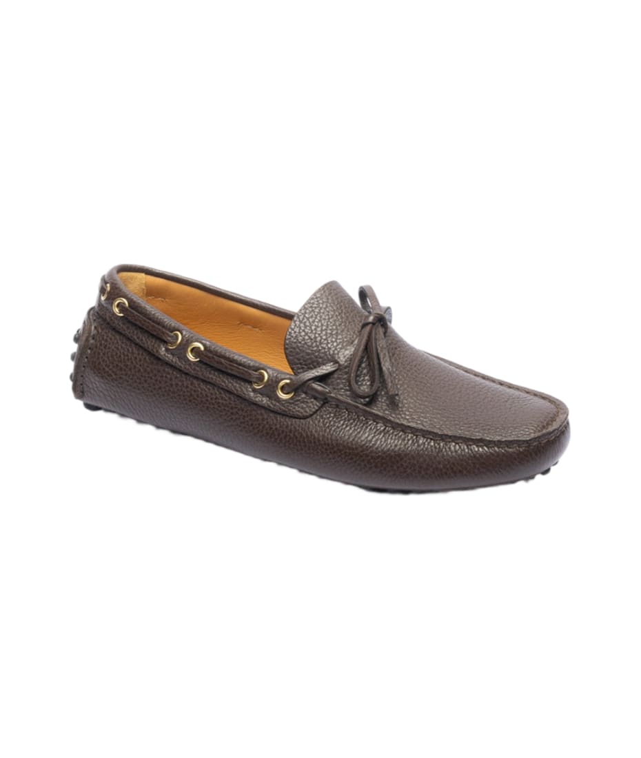 Car Shoe Coffee Grain Calf Driving Loafer italist ALWAYS LIKE A SALE