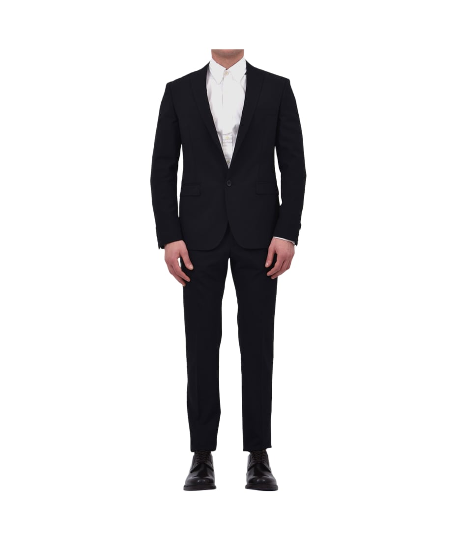 Tonello Two-piece Black Suit | italist Tonello Two-piece Black Suit | italist
