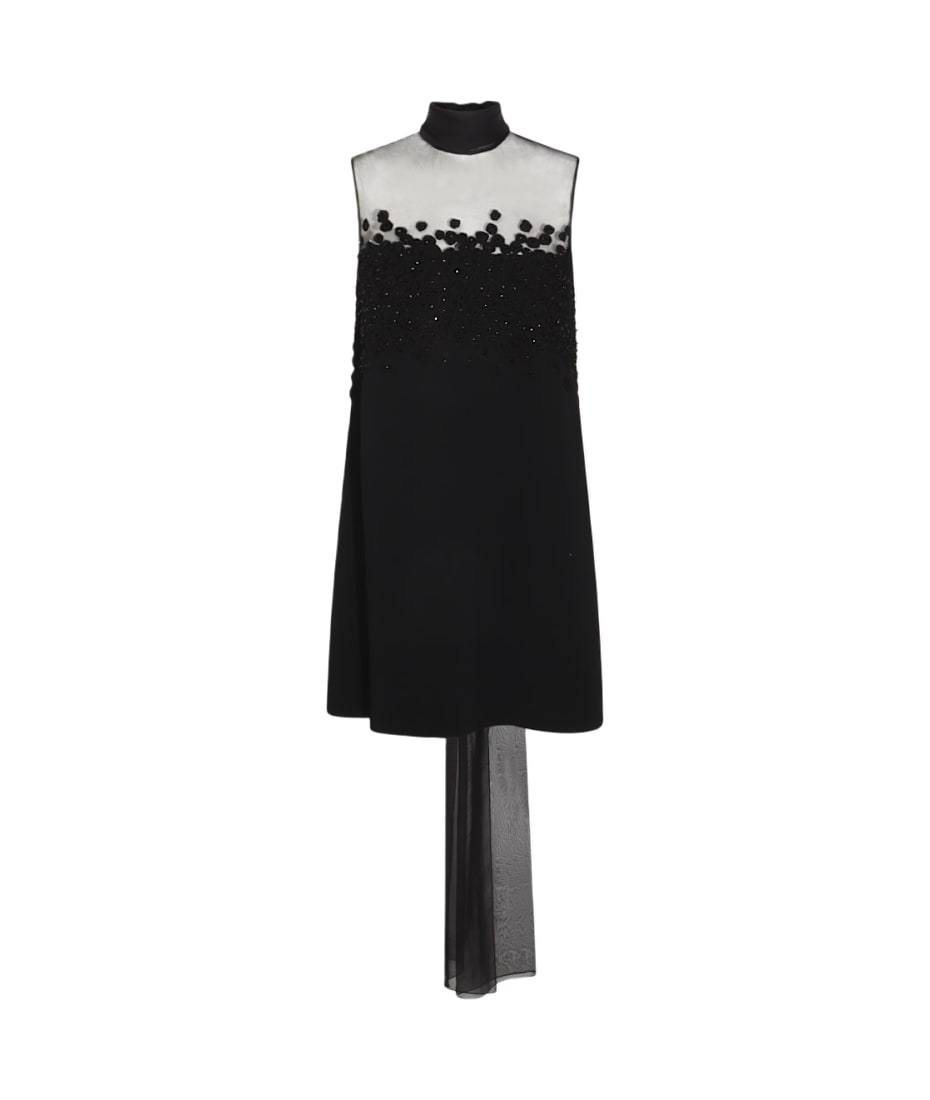 Valentino Black And White Viscose Mini Dress italist ALWAYS LIKE A SALE