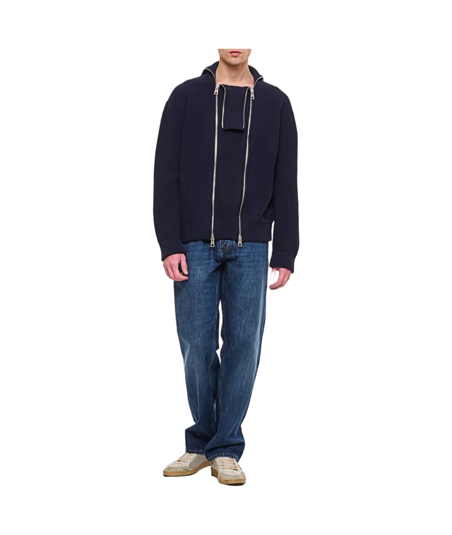 Double zipper sweater new arrivals