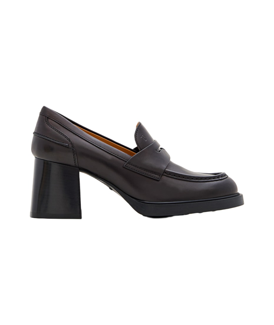 Tod's heeled loafers cheap