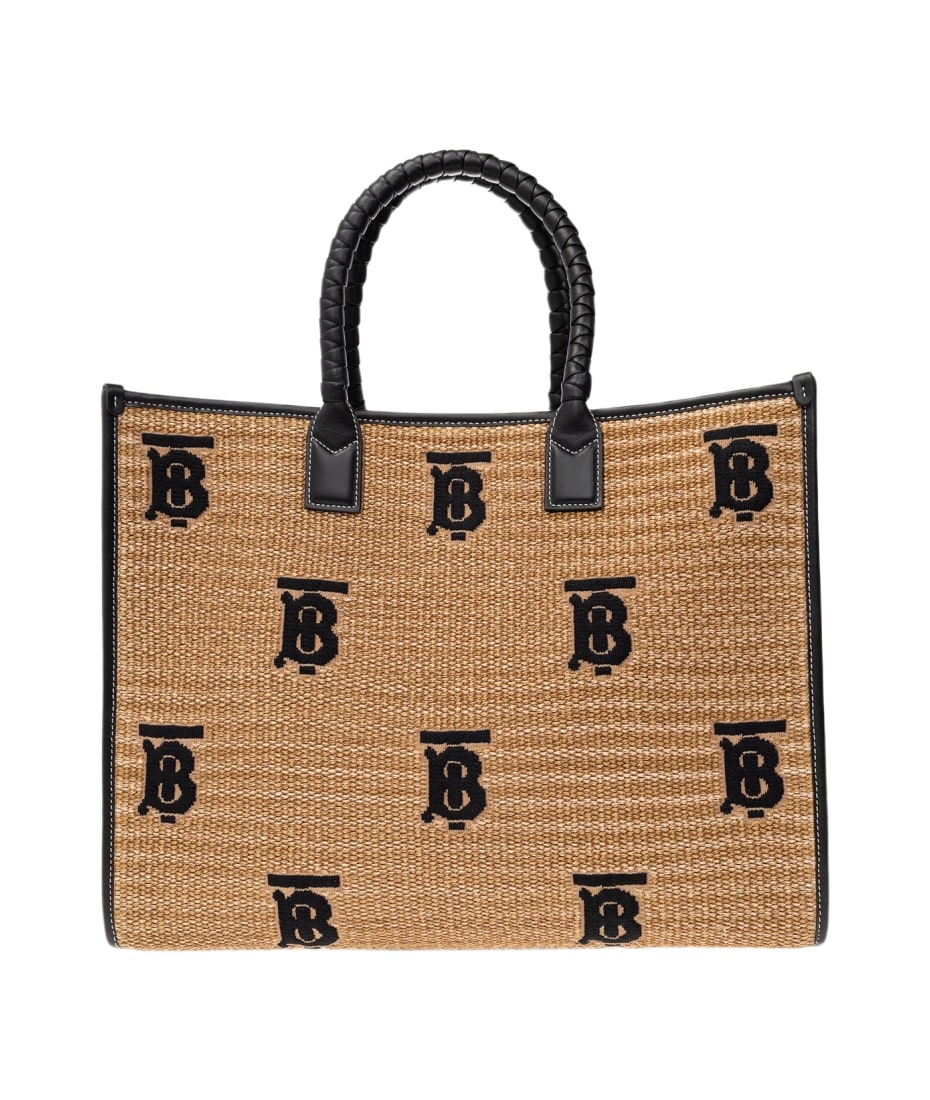 Burberry linen bag on sale