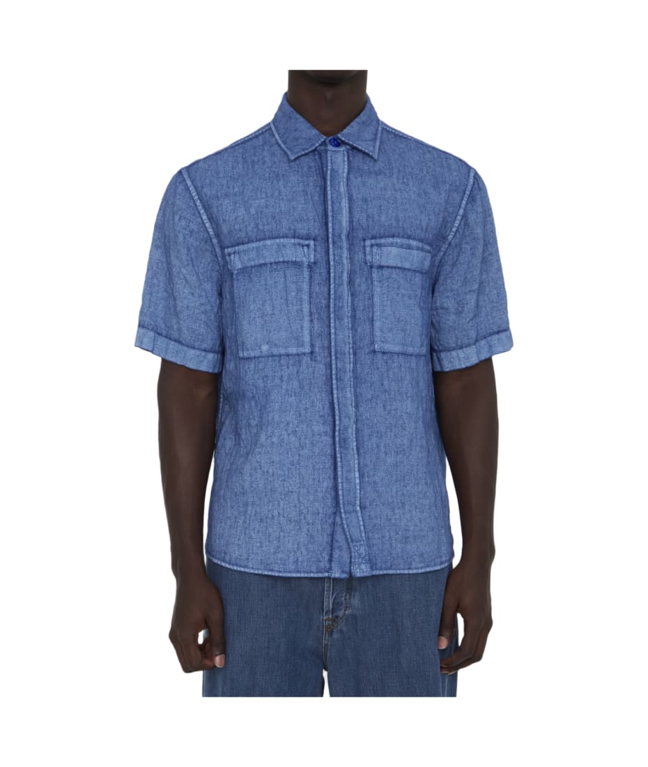 【BURBERRY】SHIRT SS ES24-MW-SIP◆8087637 Burberry Simpson Casual Shirt in Archive Beige | FWRD