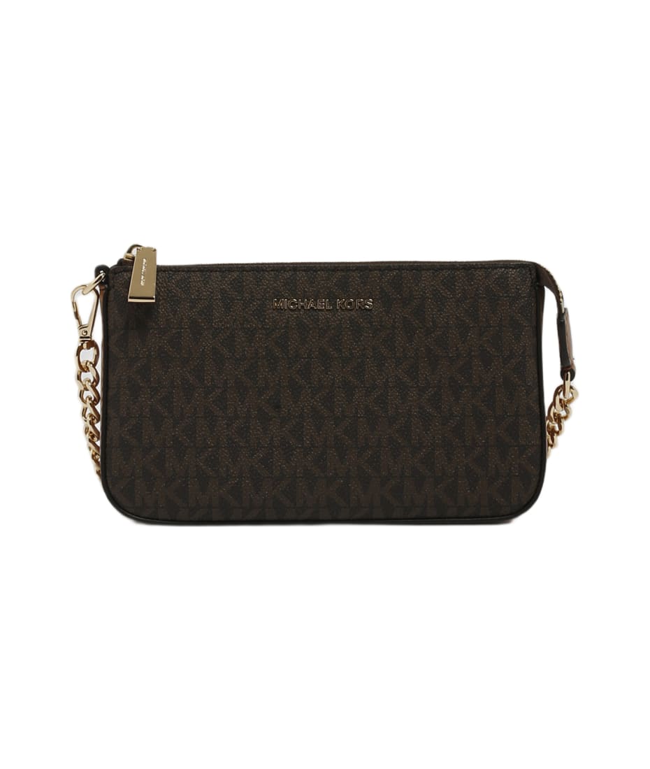 Michael Kors Md Chain Pouchette Clutch italist