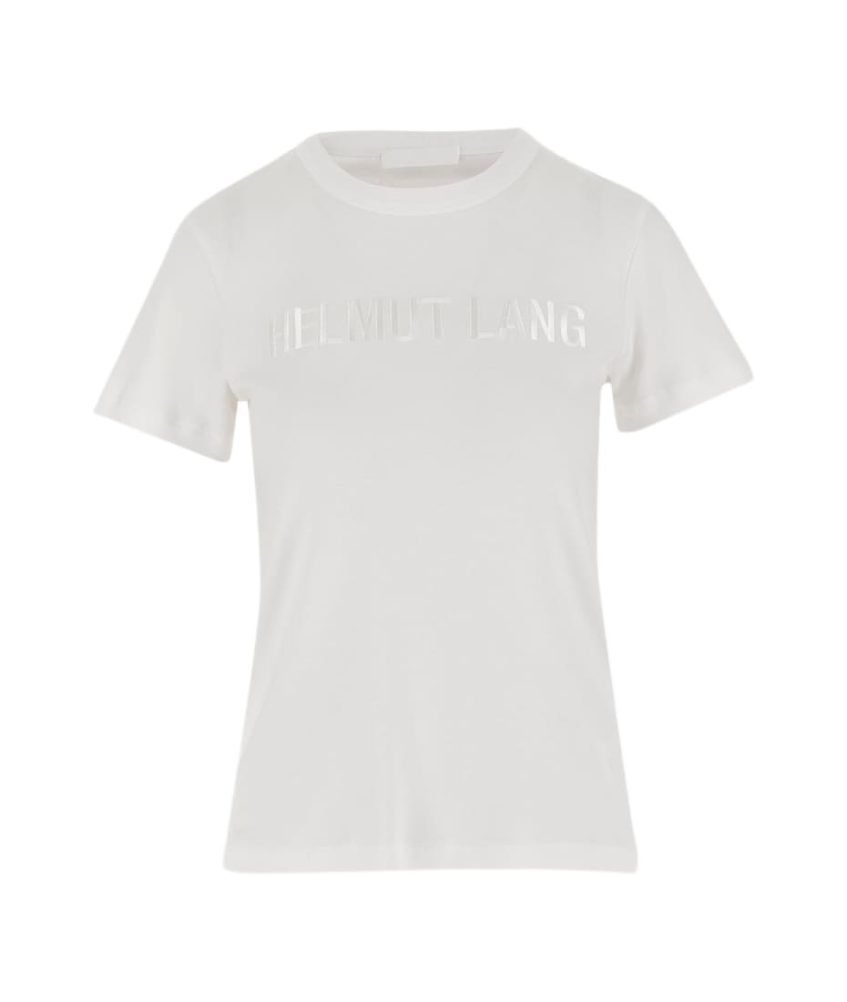 【HELMUT LANG】関税込★COTTON JERSEY T-SHIRT WITH LOGO Helmut Lang Cotton T-shirt With Logo | italist