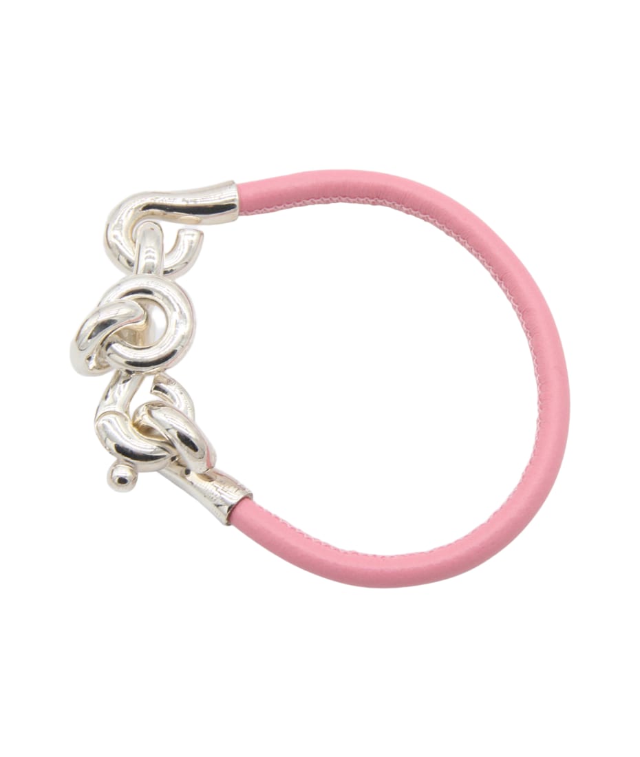 【関税・送料込み】BOTTEGA VENETA RIBBON LOOP BRACELET Bottega Veneta Ribbon Leather Loop Bracelet | italist