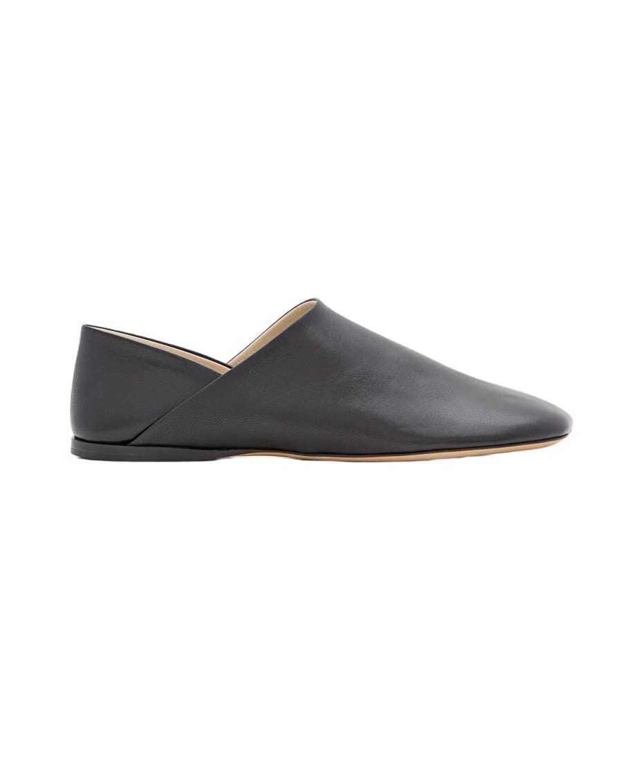 【関税&送料込】Loewe Chalk Leather Pebble Slippers Loewe Chalk Leather Pebble Slippers Loewe