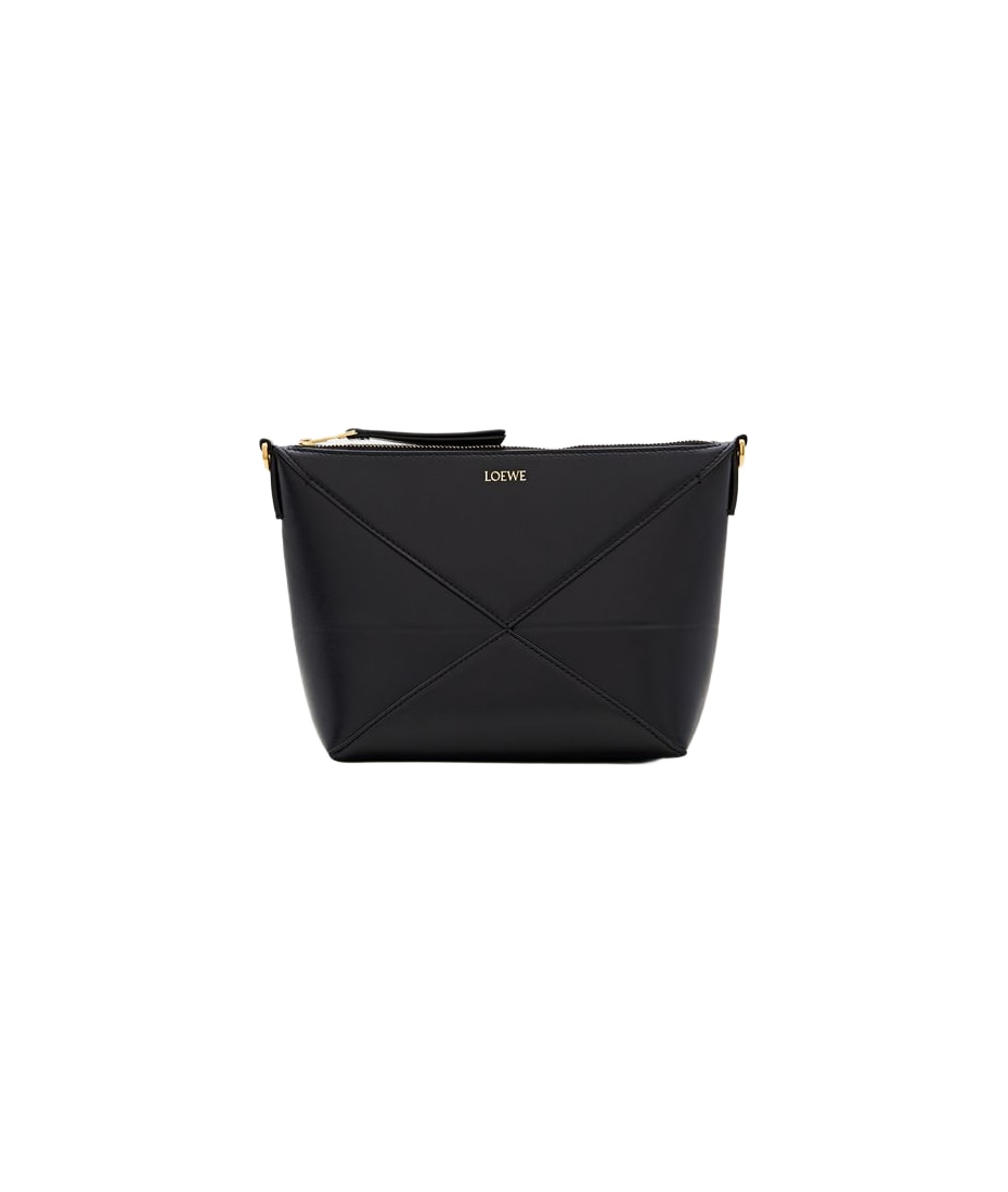 クラッチバッグ LOEWE PUZZLE FOLD POUCH IN POLISHED CALFSKIN Loewe Puzzle Leather Fold Pouch | italist