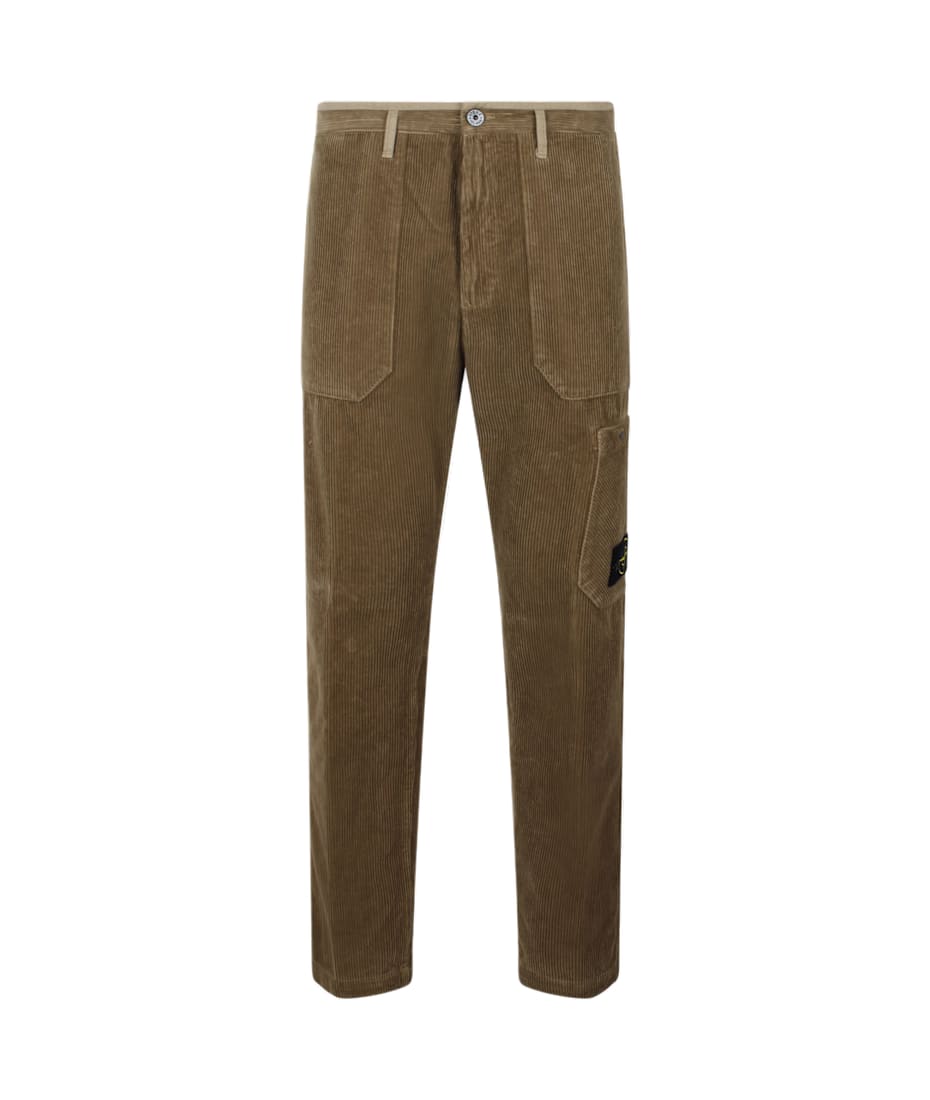 Stone Island Corduroy Cargo Trousers | italist