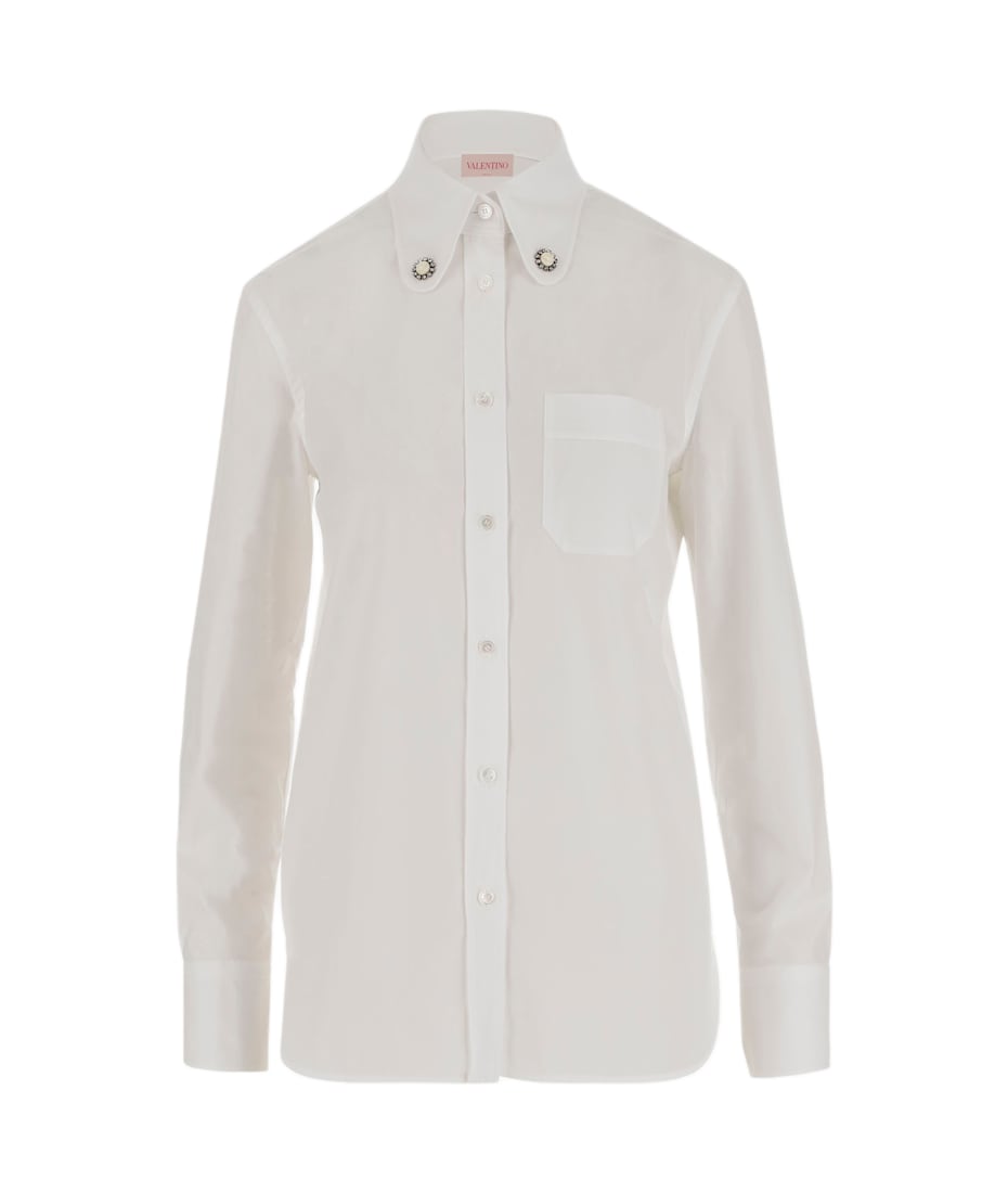 Valentino White Poplin Shirt | italist