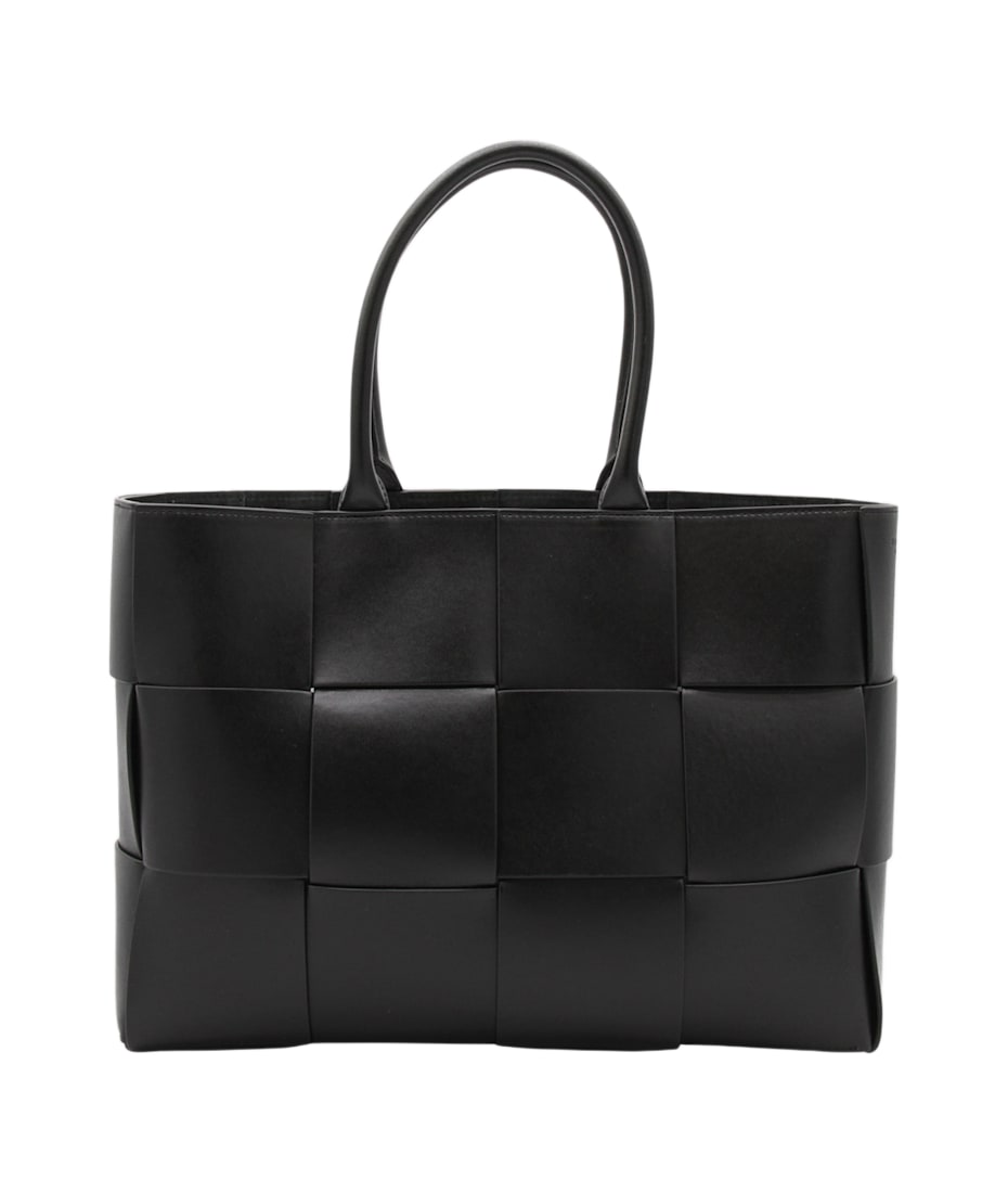 Bottega Veneta Black Leather Arco Tote Bag italist ALWAYS LIKE A SALE