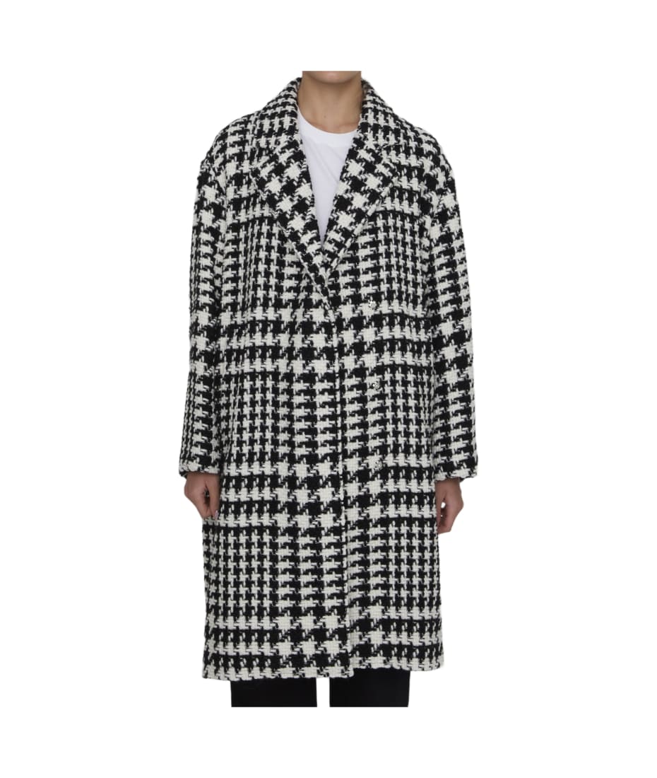 【送料&関税込】Dolce & Gabbana Pied De Poule Midi Coat Dolce & Gabbana Pied De Poule Midi Coat | italist
