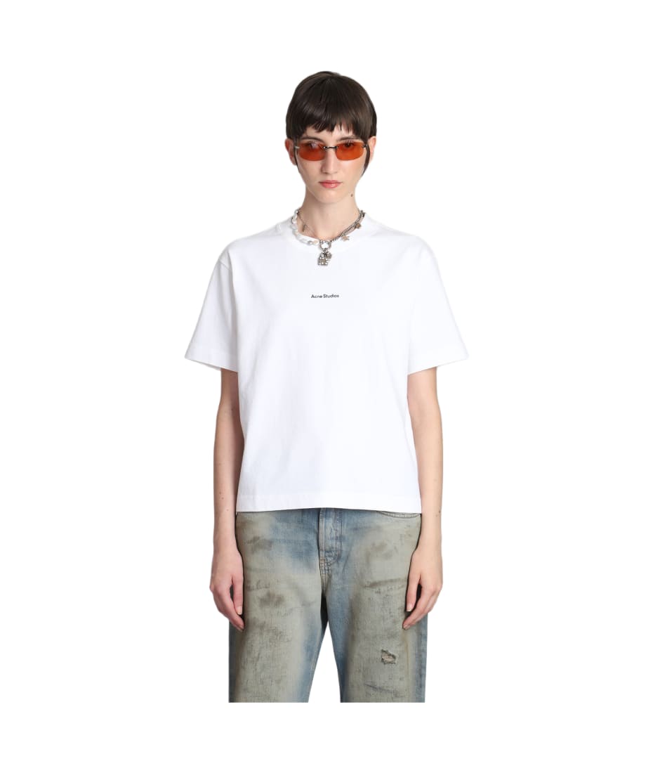 Acne Studios T-shirt In White Cotton | italist