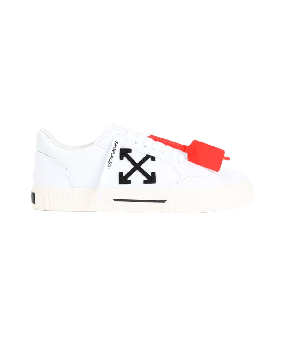 スニーカー Off-White VULCANIZED CANVAS SNEAKERS OFF-WHITE Vulcanized Low Canvas White Black Men's