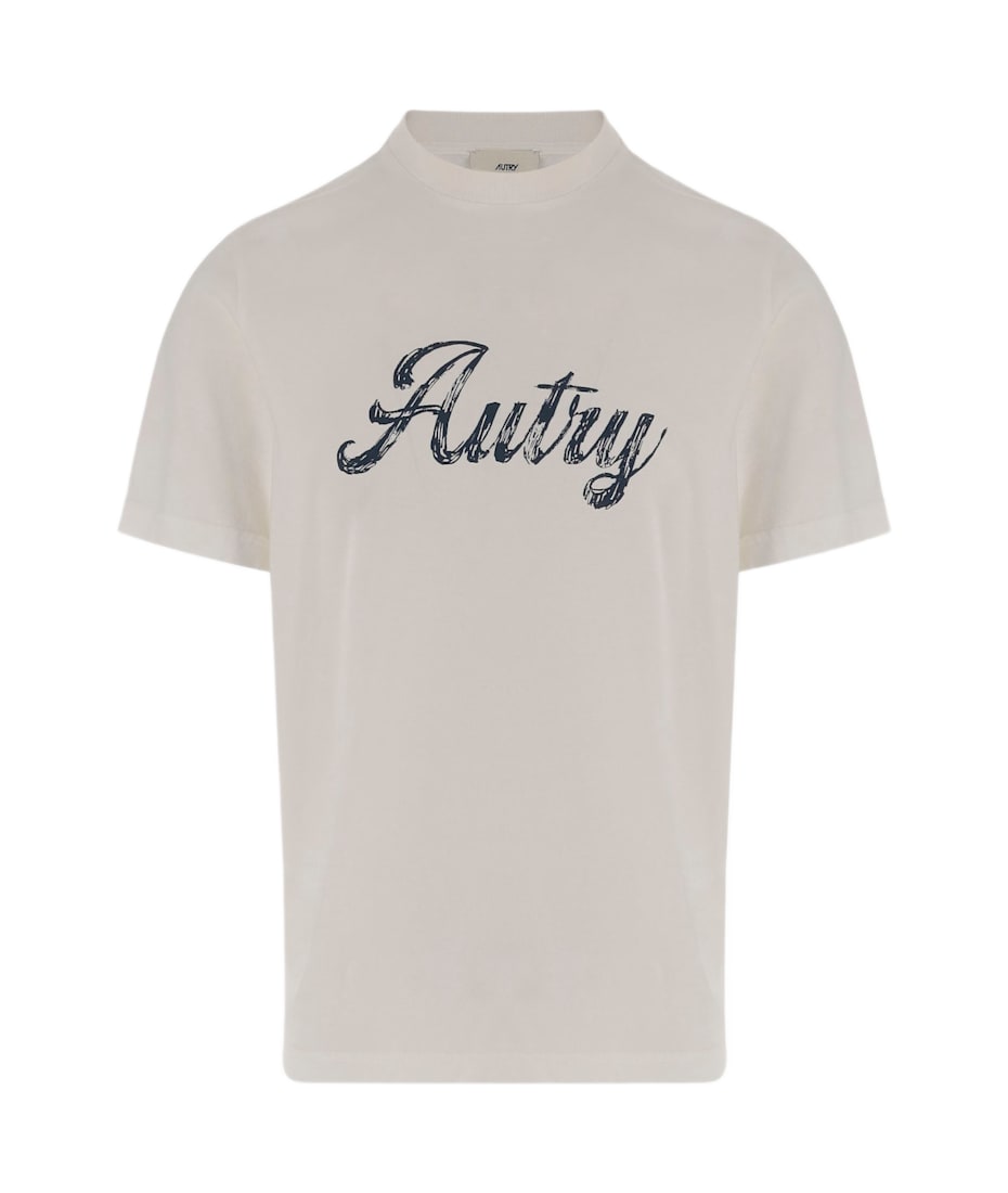 難あり AUTRY ロゴ Tシャツ ホワイト 難あり AUTRY ロゴ Tシャツ ホワイト 難あり AUTRY ロゴ Tシャツ